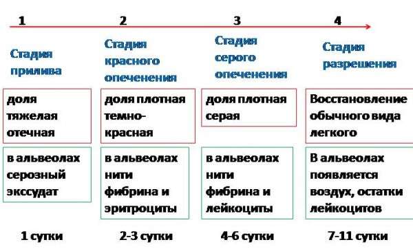 Отек легких и пневмония у пожилых людей